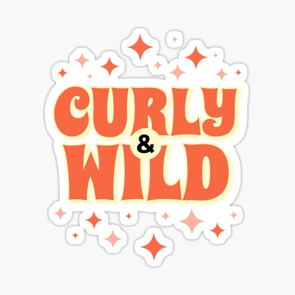 Sticker Wildes Haar Redbubble