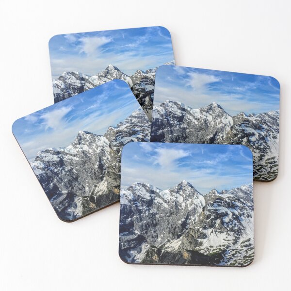 Item preview, Swiss Peaks Under Blue Swirl Sky designed and sold by ShepKosterArt.