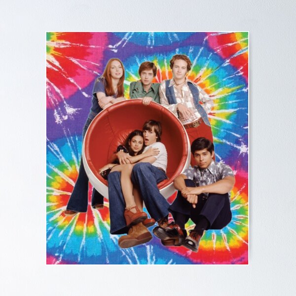Aperçu de l'œuvre That 70s Show Group Tie Dye créée et vendue par broadwaycantdie.
