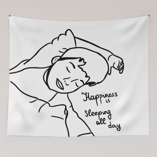 Item preview, Sleeping all day  designed and sold by Antiope33.
