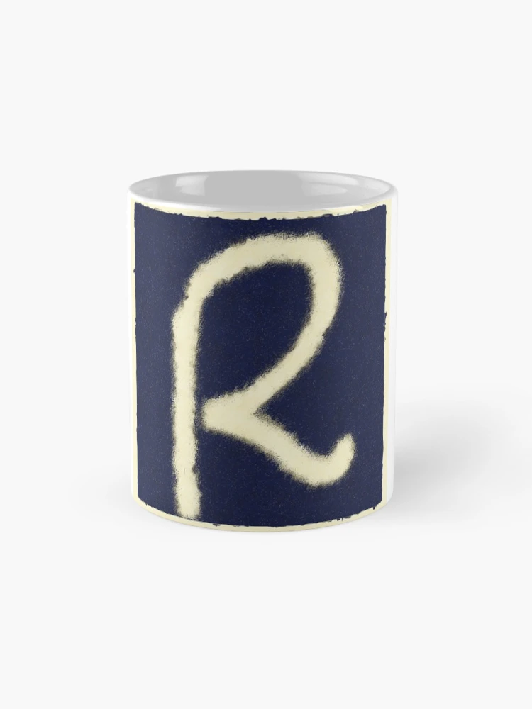 Thumbnail 4 of 6, Coffee Mug, Monogram R diffuse designed and sold by leobrix.