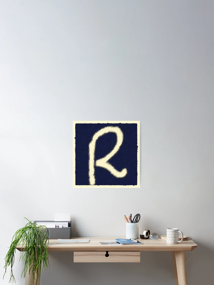 Thumbnail 2 von 3, Poster, Monogramm R diffus designt und verkauft von leobrix.
