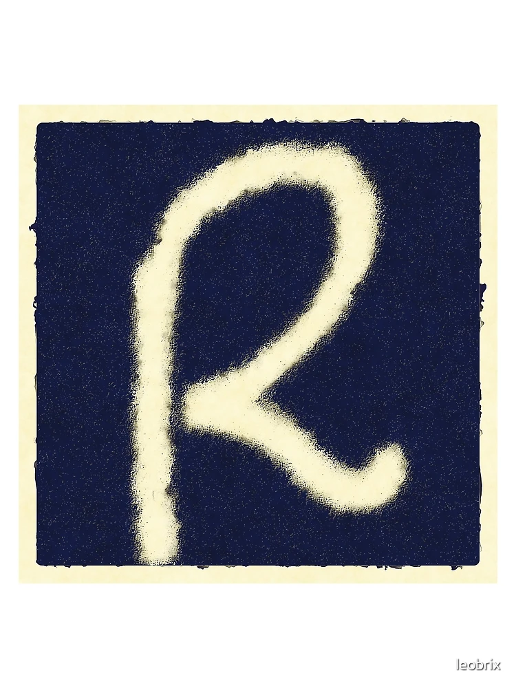 Thumbnail 3 of 3, Scarf, Monogram R diffuse designed and sold by leobrix.