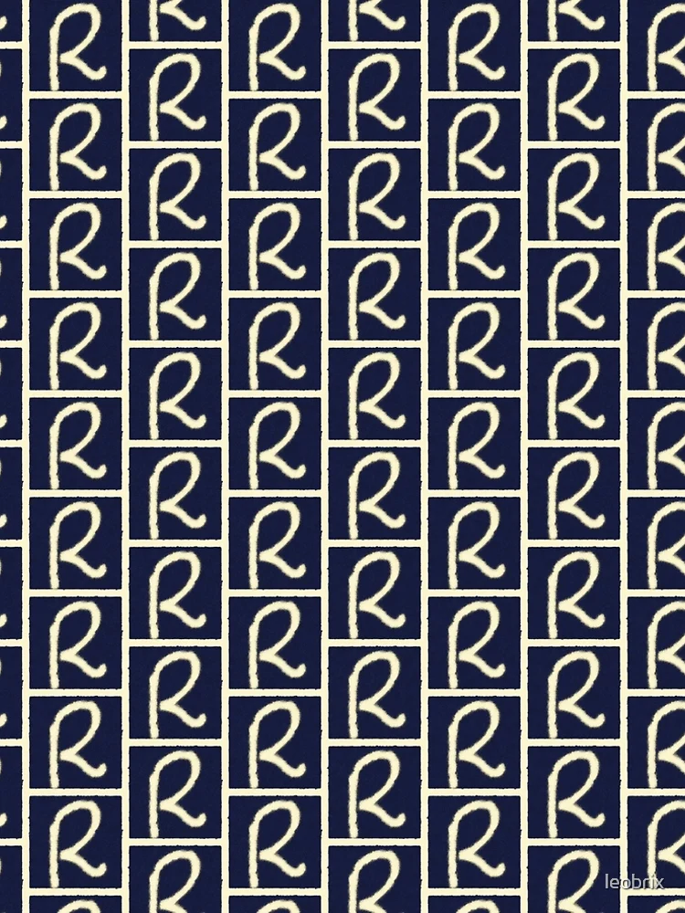 Thumbnail 5 of 5, A-Line Dress, Monogram R diffuse designed and sold by leobrix.
