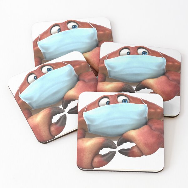 Item preview, fun 3d cartoon crab with mask designed and sold by Peekonet.