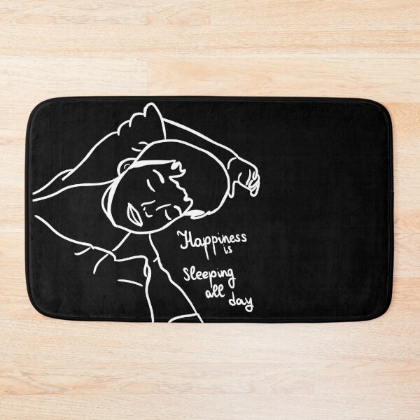 Item preview, Sleeping all day, Black background  designed and sold by Antiope33.