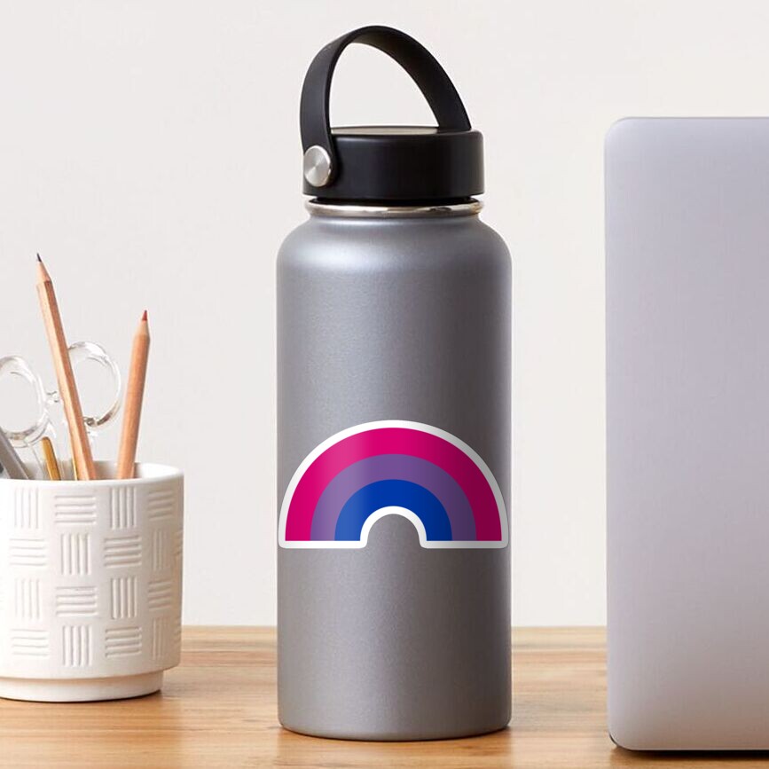 Bi Rainbow Sticker
