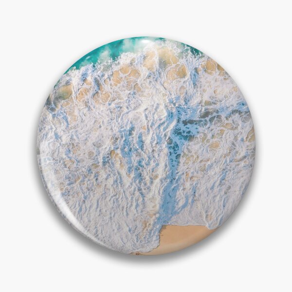 Item preview, Tropical Minimalist Blue Nostalgic Ocean Waves designed and sold by Haidary.