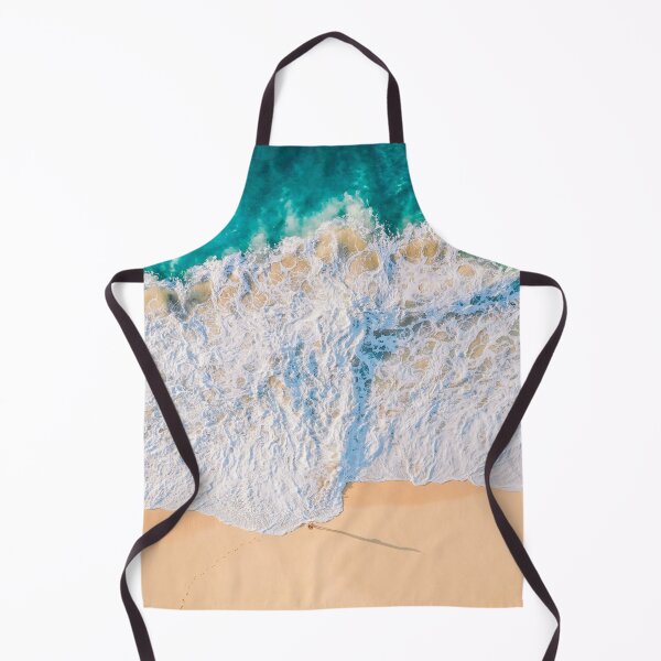 Item preview, Tropical Minimalist Blue Nostalgic Ocean Waves designed and sold by Haidary.