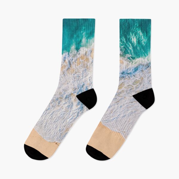Item preview, Tropical Minimalist Blue Nostalgic Ocean Waves designed and sold by Haidary.