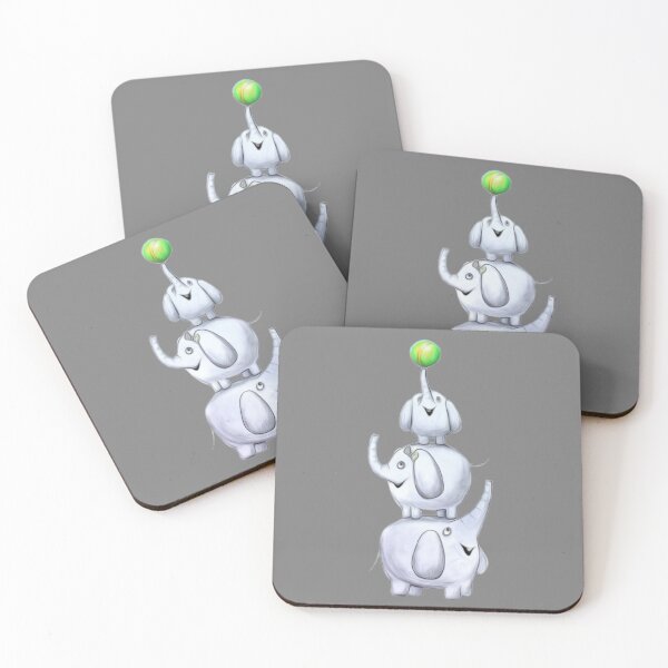 Item preview, "cute elephants climbing on each other" designed and sold by tudoo.