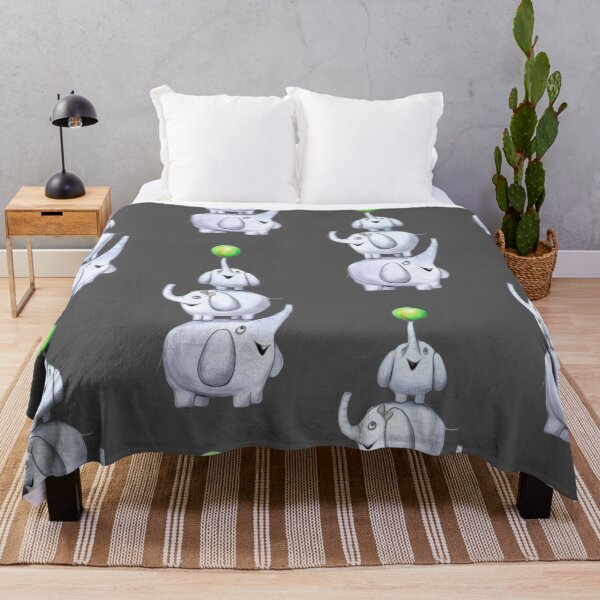 Item preview, "cute elephants climbing on each other" designed and sold by tudoo.