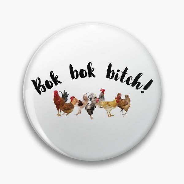 Item preview, Bok Bok Bitch -Crazy Rich Asians Chickens Design in Black Text designed and sold by katiekendall.