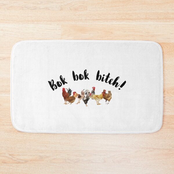 Item preview, Bok Bok Bitch -Crazy Rich Asians Chickens Design in Black Text designed and sold by katiekendall.
