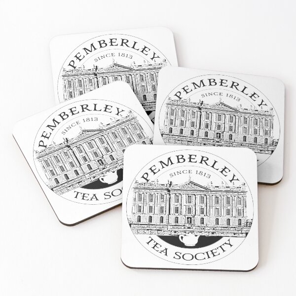 Item preview, Pemberley Tea Society Since 1813 - Pride and Prejudice BLACK designed and sold by laracxxx.