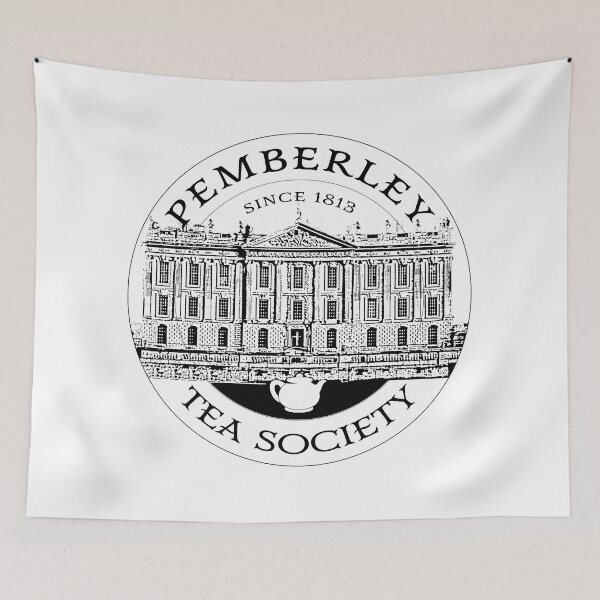Item preview, Pemberley Tea Society Since 1813 - Pride and Prejudice BLACK designed and sold by laracxxx.