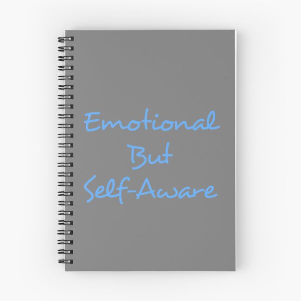 Item preview, "emotional but self aware" designed and sold by tudoo.