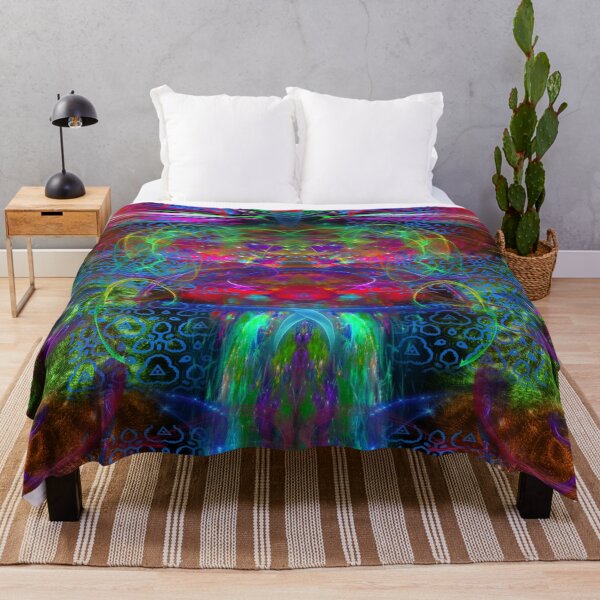 Item preview, Gracious Electric Fall (psychedelic, trippy, visionary) designed and sold by Discordant Dreams Art.