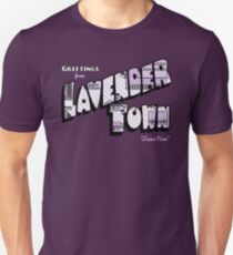 Camiseta ajustada Saludos desde Lavender Town