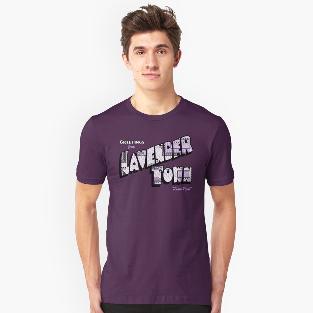 Greetings from Lavender Town Slim Fit T-Shirt