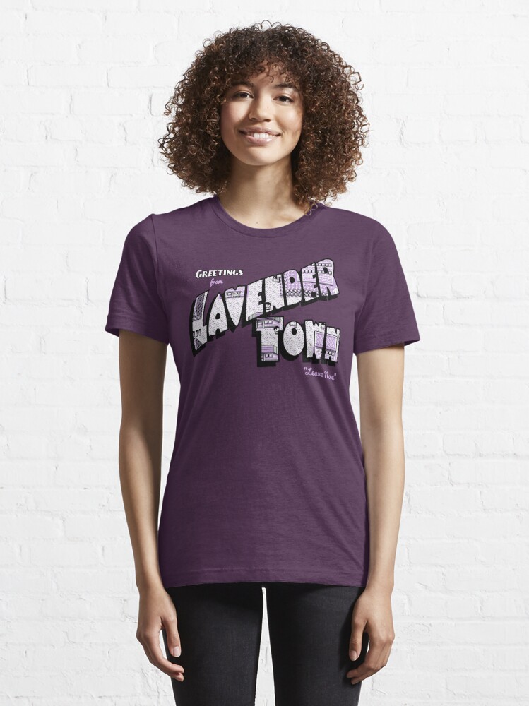 Essential T-Shirt, Greetings from Lavender Town designed and sold by merimeaux