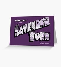 Greetings from Lavender Town Greeting Card