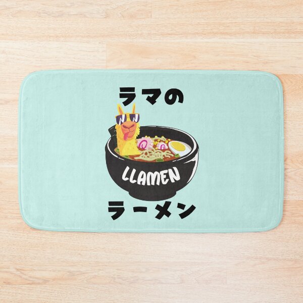 Item preview, Llama Ramen Noodles in Japanese writing designed and sold by Click-Like.