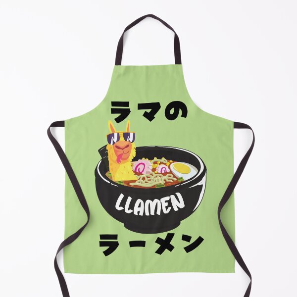 Item preview, Llama Ramen Noodles in Japanese writing designed and sold by Click-Like.