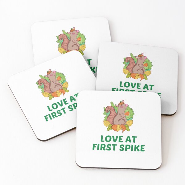 Item preview, Love At First Spike Funny Squirrel Design designed and sold by Red-ElYoubi.
