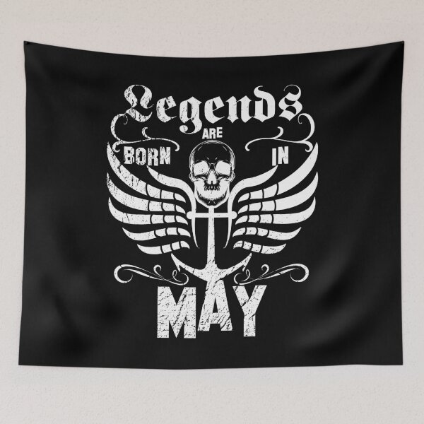 Item preview, Legends are born in May birthday designed and sold by shurikaner.