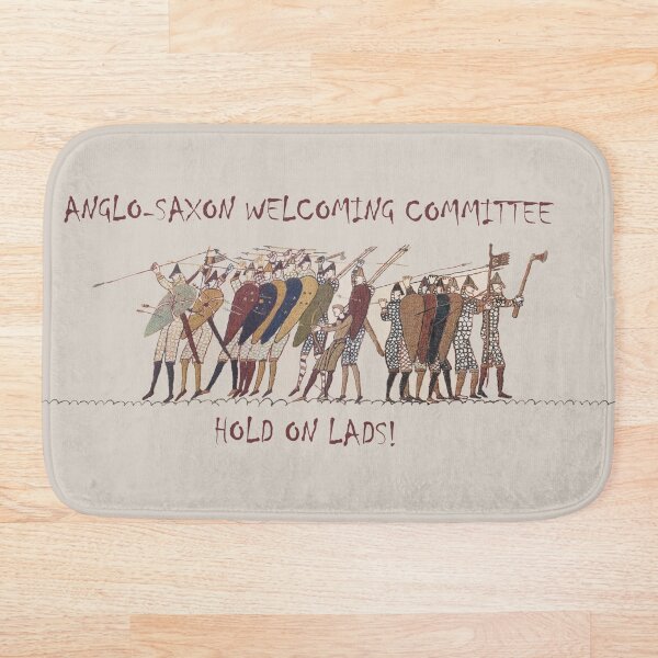 Item preview, Anglo-Saxon Welcoming Committee: Hold on lads! designed and sold by ArcheoNerd.