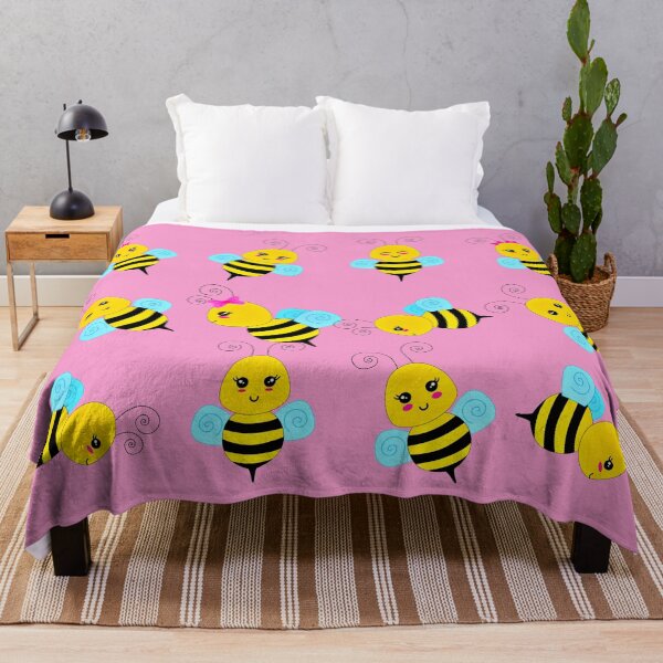 Item preview, CUTE AND FUNNY BEES PATTERN | KAWAII BEES | CHABI BEES designed and sold by NATUREZONE.