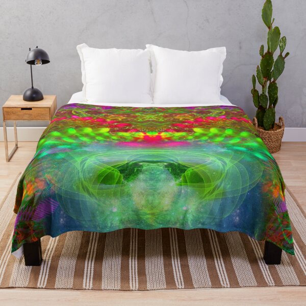 Item preview, Illiance Spirit (psychedelic angel fractal face) designed and sold by Discordant Dreams Art.