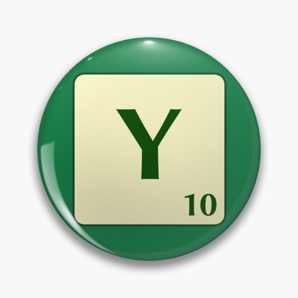 Item preview, Scrabble token of the Y of 10 points designed and sold by fgrdisseny.