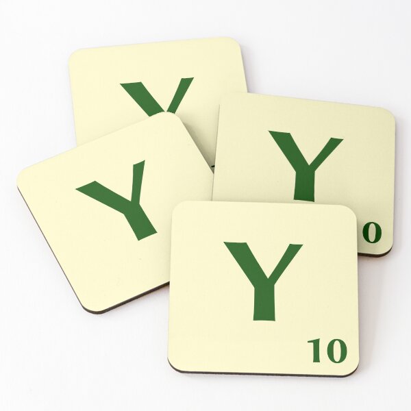 Item preview, Scrabble token of the Y of 10 points designed and sold by fgrdisseny.