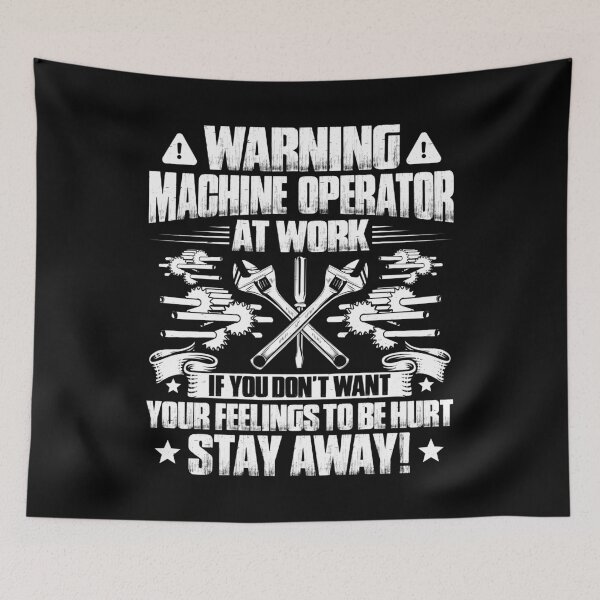 Item preview, Machine Operator Machinist designed and sold by Krautshirts.
