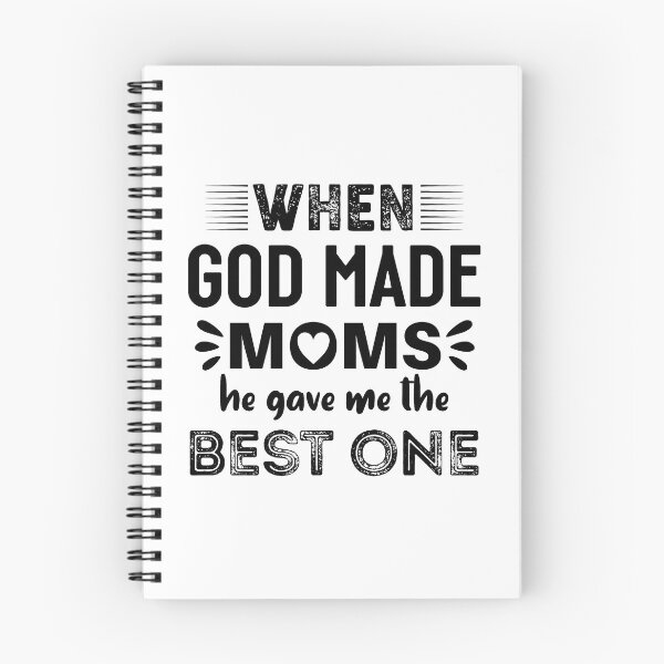 Item preview, When God made Moms he gave me the Best one designed and sold by StudioSalaman.