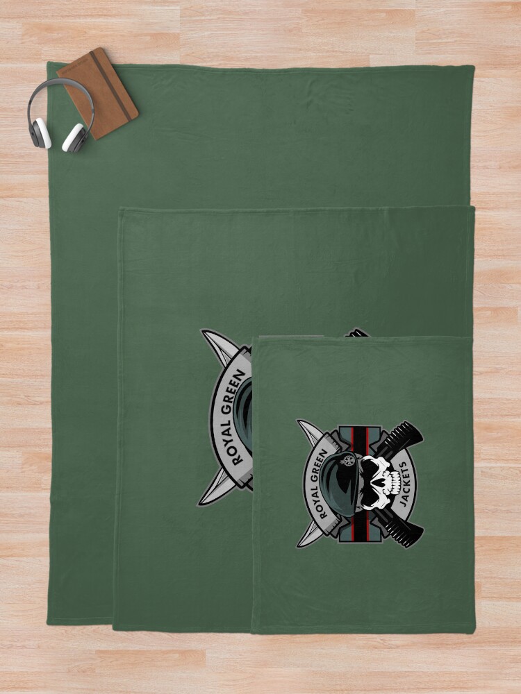 "Royal Green Jackets" Throw Blanket for Sale by StrongVlad Redbubble