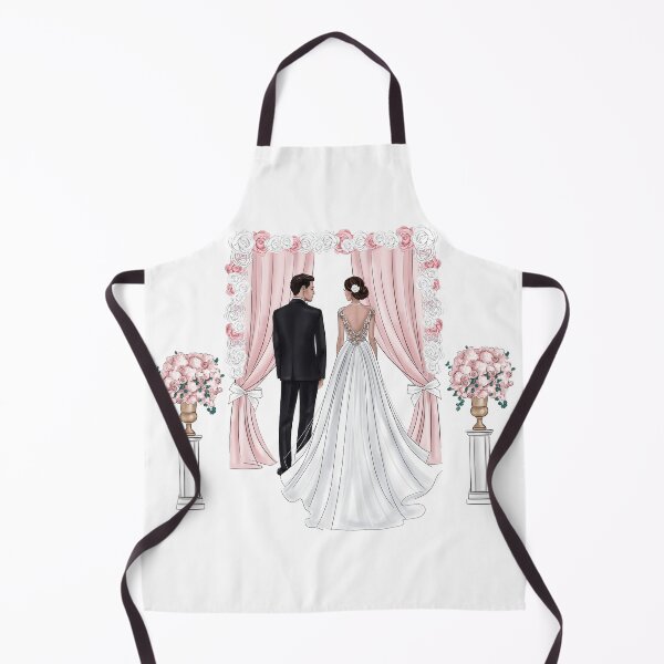 Item preview, Wedding illustration in pink color designed and sold by Lalanacliparts.