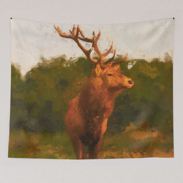 Item preview, Deer Portrait designed and sold by AM FineArtPrints.