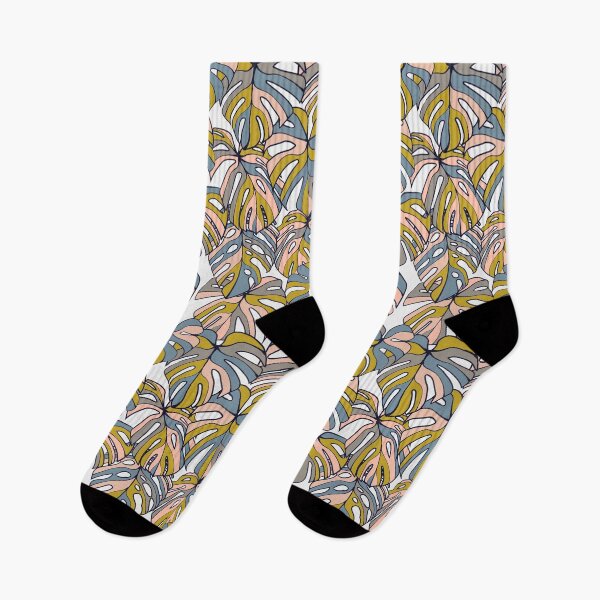 Item preview, Monstera Deliciosa Leaf Seamless Pattern designed and sold by mangatastudio.