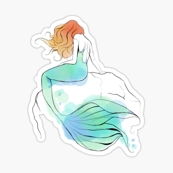 Mermaid Top Stickers for Sale