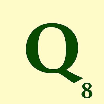 Imagen de la obra Fitxa de Scrabble de la Q de 8 punts de fgrdisseny