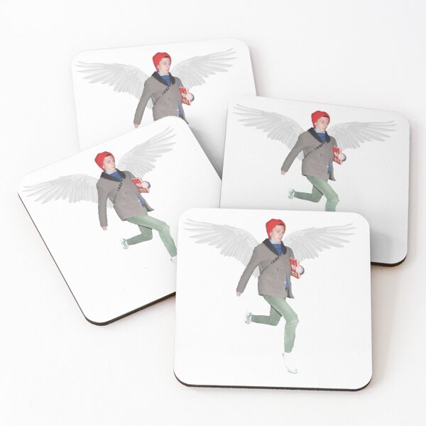 Item preview, Michael Cera jumping / flying with wings designed and sold by dlsiart.