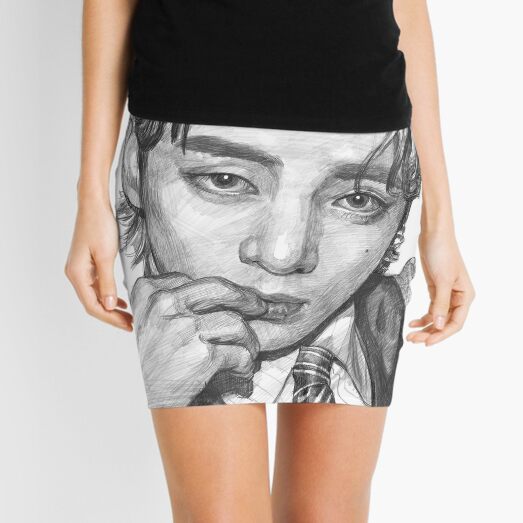 Bts Tae Mini Skirt for Sale by BlastVapy