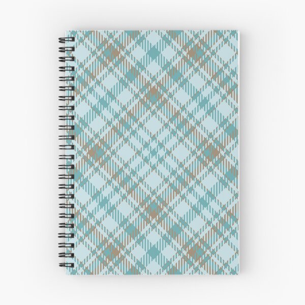 Item preview, Cyan Brown Tartan Plaid Pattern designed and sold by GeeHanz.