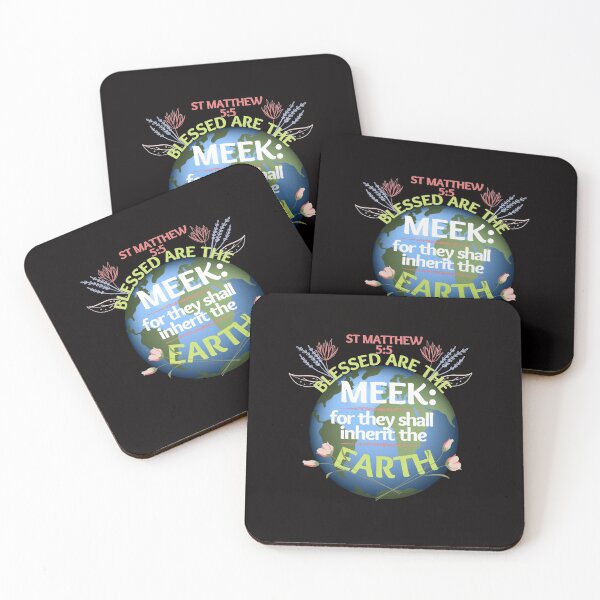 Item preview, Blessed are the meek, St Matthew 5:5 meek designed and sold by Mammanation.