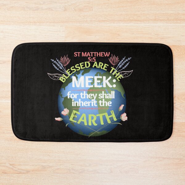 Item preview, Blessed are the meek, St Matthew 5:5 meek designed and sold by Mammanation.