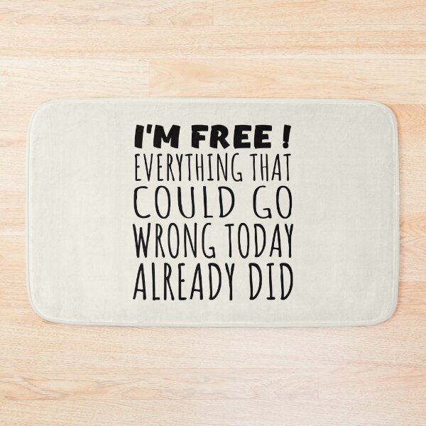 Item preview, I am free today - bktxt designed and sold by reIntegration.