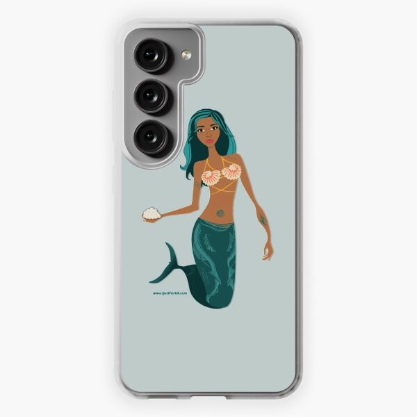 Funda para Samsung Galaxy S23 Plus Oficial de Disney Ariel y Sebastián  Burbujas - La Sirenita